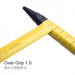 【RSL】OVER GRIP1.0絕佳手感羽球拍握把皮(薄0.6mm)